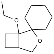 Spiro[cyclohexane-1,2-[3]oxabicyclo[3.2.0]heptane], 1-ethoxy- (9CI) Struktur