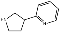 2-PYRROLIDIN-3-YLPYRIDINE Struktur