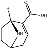 8-Azabicyclo[3.2.1]oct-2-ene-2-carboxylicacid,(1R)-(9CI) Struktur