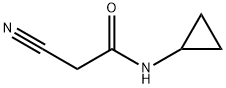 2-CYANO-N-CYCLOPROPYL-ACETAMIDE Struktur