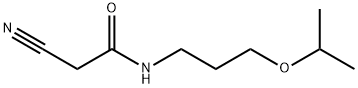 2-CYANO-N-(3-ISOPROPOXYPROPYL)ACETAMIDE Struktur