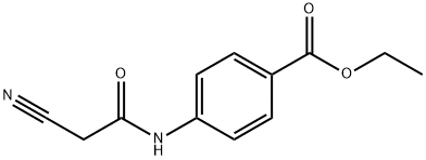 4-(2-CYANO-ACETYLAMINO)-BENZOIC ACID ETHYL ESTER Struktur