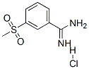 3-(Methylsulfonyl)benzamidine hydrochloride Struktur