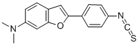 N-(4-(6-DIMETHYLAMINO-2-BENZOFURANYL)PHENYL)ISOTHIOCYANATE Struktur