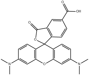 5-CARBOXYTETRAMETHYLRHODAMINE Struktur