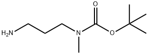 tert-Butyl N-(3-aminopropyl)-N-methylcarbamate Struktur