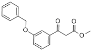 BETA-OXO-3-(PHENYLMETHOXY)-BENZENEPROPANOIC ACID METHYL ESTER Struktur