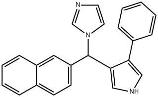 2-Naphthyl-1H-imidazol-1-yl-4-phenyl-1-pyrrol-3-ylmethane Struktur