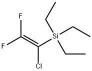 1-Chloro-2,2-difluoroethenyl-triethylsilane Struktur