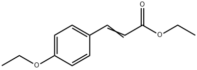 ethyl p-ethoxycinnamate Struktur