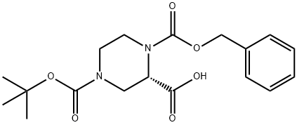 (S)-N-4-BOC-N-1-CBZ-2-PIPERAZINE CARBOXYLIC ACID
 price.