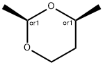 cis-2,4-Dimethyl-1,3-dioxane Struktur