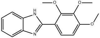 1H-BENZIMIDAZOLE, 2-(2,3,4-TRIMETHOXYPHENYL)- Struktur