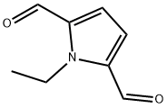 1H-Pyrrole-2,5-dicarboxaldehyde, 1-ethyl- (9CI) Struktur