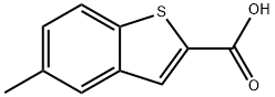 5-METHYL-1-BENZOTHIOPHENE-2-CARBOXYLIC ACID Struktur