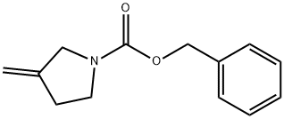 benzyl 3-methylidenepyrrolidine-1-carboxylate Struktur