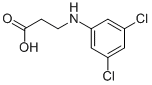 3-(3,5-DICHLOROPHENYLAMINO)PROPIONIC ACID Struktur