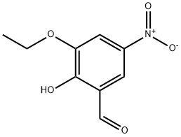 Benzaldehyde, 3-ethoxy-2-hydroxy-5-nitro- (9CI) Struktur