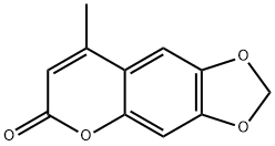 4-METHYL-6,7-METHYLENEDIOXYCOUMARIN Struktur