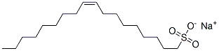 sodium (Z)-octadec-9-ene-1-sulphonate  Struktur