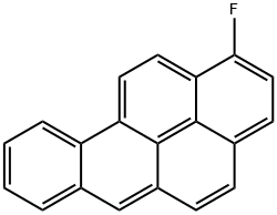 1-fluorobenzo(a)pyrene Struktur