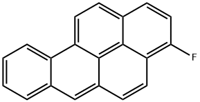 3-fluorobenzo(a)pyrene Struktur