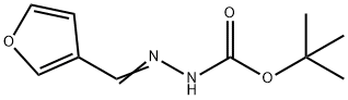 Hydrazinecarboxylic acid, (3-furanylmethylene)-, 1,1-dimethylethyl ester (9CI) Struktur