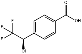 Benzoic acid, 4-(2,2,2-trifluoro-1-hydroxyethyl)-, (R)- (9CI)