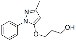 3-[(3-Methyl-1-phenyl-1H-pyrazol-5-yl)oxy]-1-propanol Struktur