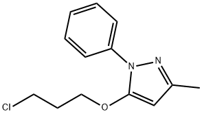 5-(3-Chloropropoxy)-3-methyl-1-phenyl-1H-pyrazole Struktur