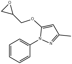 3-Methyl-5-(oxiranylmethoxy)-1-phenyl-1H-pyrazole Struktur