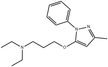 5-[3-(Diethylamino)propoxy]-3-methyl-1-phenyl-1H-pyrazole Struktur