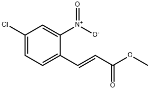 3-(4-CHLORO-2-NITROPHENYL) METHYL ACRYLATE Struktur