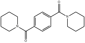 1,1'-Terephthaloylbispiperidine Struktur