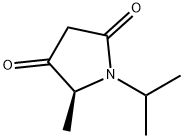 2,4-Pyrrolidinedione,5-methyl-1-(1-methylethyl)-,(S)-(9CI) Struktur