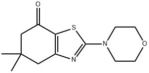 5,5-DiMethyl-2-(Morpholin-4-yl)-5,6-dihydro-1,3-benzothiazol-7(4H)-one Struktur