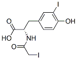 N-iodoacetyl-3-iodotyrosine Struktur