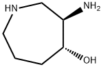 1H-Azepin-4-ol,3-aminohexahydro-,(3R,4R)-(9CI) Struktur