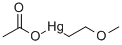 Methoxyethyl mercury acetate Struktur