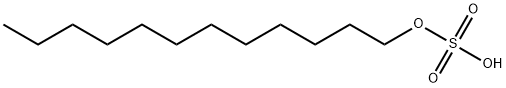 dodecyl hydrogen sulphate Struktur