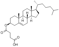 Cholesteryl hemisuccinate Struktur