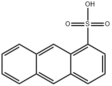 1-Anthracenesulfonic acid Struktur