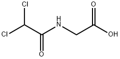 2-[(2,2-dichloroacetyl)amino]acetic acid Struktur