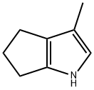 Cyclopenta[b]pyrrole, 1,4,5,6-tetrahydro-3-methyl- (9CI) Struktur