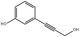 Phenol, 3-(3-hydroxy-1-propynyl)- (9CI) Struktur