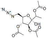 .alpha.-D-Fructofuranoside, methyl 6-azido-6-deoxy-, 1,3,4-triacetate Struktur