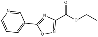 Ethyl 5-pyridin-3-yl-1,2,4-oxadiazole-3-carboxylate Struktur