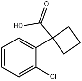 1-(2-CHLOROPHENYL)CYCLOBUTANECARBOXYLIC ACID Struktur