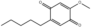 2-Methoxy-5-pentyl-1,4-benzoquinone Struktur