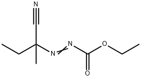 Diazenecarboxylic  acid,  (1-cyano-1-methylpropyl)-,  ethyl  ester  (9CI) Struktur